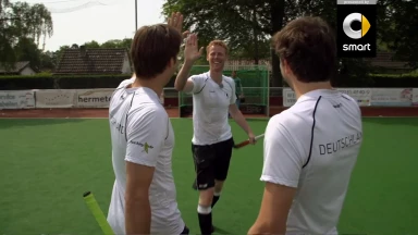 "Gold trifft Goldhoffnung" - mit der Hockey-Nationalmannschaft (Teil 2)