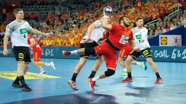 EM 2018: Mazedonien trifft mit edlem Doppel-Kempa