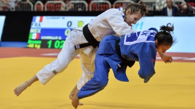 Judo: Die ersten spektakulären Szenen vom Grand Slam in Düsseldorf
