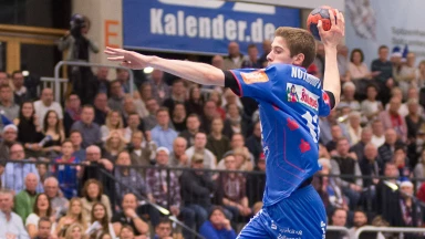 Tor des Spiels: Tim Nothdurft trifft per Kempa