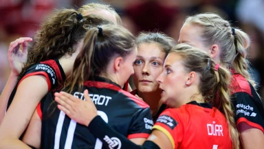 VNL: Deutschlands Defensive bockstark, aber chancenlos gegen Serbien