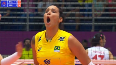 VNL: Brasiliens Tandara feuert Rakete ab! 