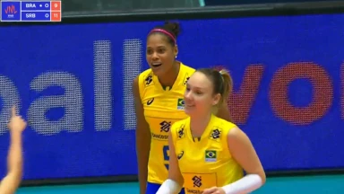 VNL: Monsterblock! Brasilien mit starker Netzarbeit