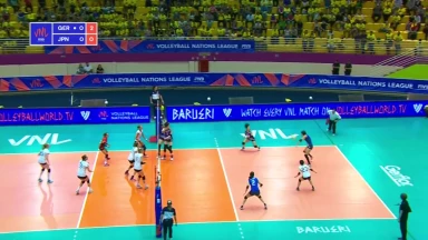 VNL: Hanke von Schmetterball im Gesicht getroffen