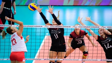 VNL: Blockparty der Schmetterlinge gegen Weltmeister USA