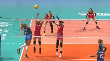 VNL: Argentinien verzweifelt an chinesischer Mauer