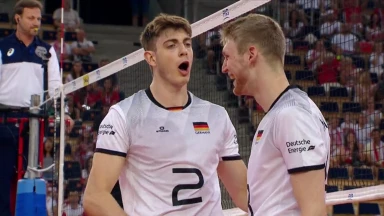 VNL: Gegen China - Deutsche Herren mit erstem Sieg! 