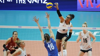 Nations League: Großartiger Ballwechsel zwischen Serbien und USA