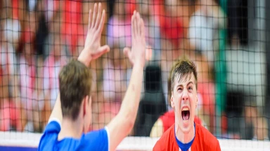 Nations League: Spektakulärer Satzball zwischen Russland und Argentinien!