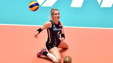 Nations League: Niederlande mit Triple-Save am Netz