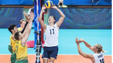 WM der Männer: Episches Duell - Die schönsten Bilder von USA vs. Australien