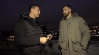 WM-Chancen? Wladimir Klitschko fühlt Andreas Wolff auf den Zahn