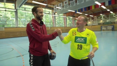 WM-Vorbereitung mit Nationaltorhüter Silvio Heinevetter & Joey Kelly