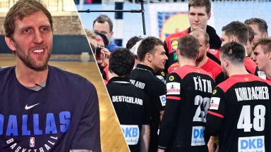 Handball-Fan Nowitzki: "Mit den Fans im Rücken ist alles möglich!"