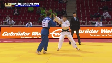 GS Düsseldorf 2019: 1. Runde -52kg: Keldiyorova (UZB) vs. Rouviere (GER)