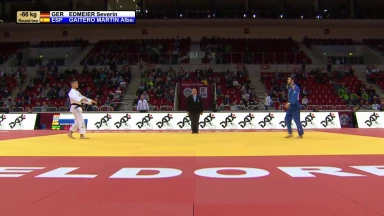 GS Düsseldorf 2019: 1. Runde -66kg: Edmeier (GER) vs. Gaitero (ESP)
