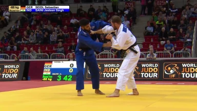 GS Düsseldorf 2019: 2. Runde -66kg: Seidl (GER) vs. Saini (IND)