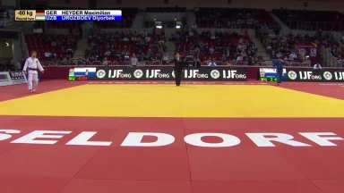 GS Düsseldorf 2019: 2. Runde -60kg: Heyder (GER) vs. Urozboev (UZB)