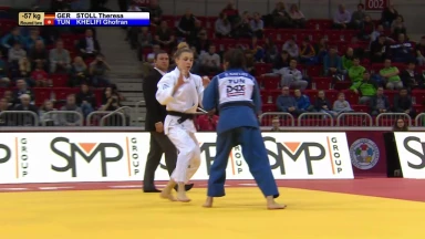 GS Düsseldorf 2019: 2. Runde -57kg: Stoll (GER) vs. Khelifi (TUN)
