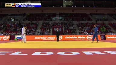 GS Düsseldorf 2019: 3. Runde -66kg: Vieru (MDA) vs. Seidl (GER)
