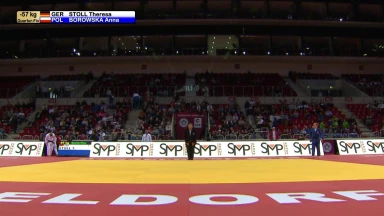 GS Düsseldorf 2019: Viertelfinale -57kg: Stoll (GER) vs. Borowska (POL)