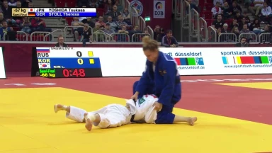 GS Düsseldorf 2019: Halbfinale -57kg: Yoshida (JPN) vs. Stoll (GER)