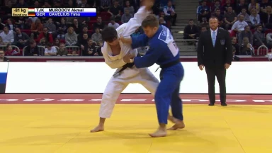 GS Düsseldorf 2019: 1. Runde -81kg - Murodov (TJK) vs. Cavelius (GER) 