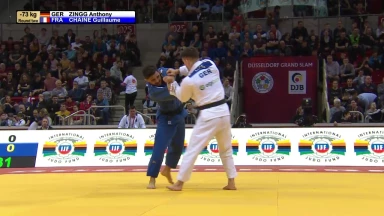 GS Düsseldorf 2019: 2. Runde -73kg - Zingg (GER) vs. Chaine (FRA)