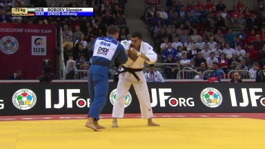 GS Düsseldorf 2019: 1. Runde -73kg - Boboev (UZB) vs. Zingg (GER)