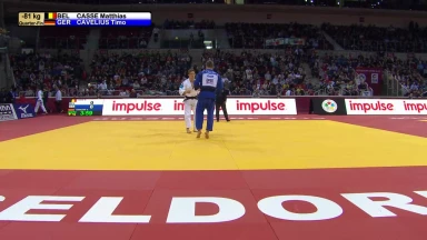 GS Düsseldorf 2019: Viertelfinale -81kg - Casse (BEL) vs. Cavelius (GER)