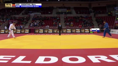 GS Düsseldorf 2019: 1. Runde -90kg: Odenthal (GER) vs. Khandzhian (ARM)