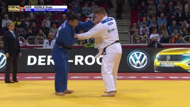 GS Düsseldorf 2019: 1. Runde +100kg: Heinle (GER) vs. Naidan (MGL)