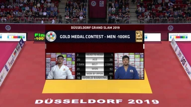 GS Düsseldorf 2019: Finale -100kg: Iida (JPN) vs. Cho (KOR)