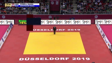 GS Düsseldorf 2019: Finale Bronze -78kg: Powell (GBR) vs. Apotekar (SLO)