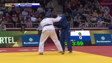 GS Düsseldorf 2019: Runde 2. +100kg: Wahid (EGY) vs. Kone (GER)