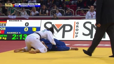 GS Düsseldorf 2019: Runde 2. -78kg: Wagner (GER) vs. Ramirez (POR)
