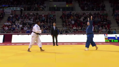 GS Düsseldorf 2019: Runde 2. +78kg: Mbairo (FRA) vs. Külbs (GER)