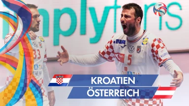 EM der Männer: Hauptrunde Gruppe I - Kroatien vs. Österreich