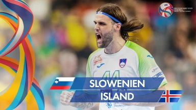 EM der Männer: Hauptrunde Gruppe II - Slowenien vs. Island