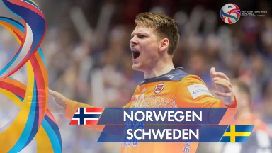 EM der Männer: Hauptrunde Gruppe II - Norwegen vs. Schweden