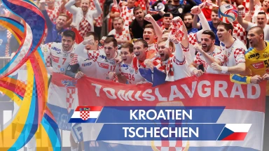 EM der Männer: Hauptrunde Gruppe I - Kroatien vs. Tschechien