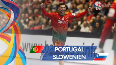 EM der Männer: Hauptrunde Gruppe II - Portugal vs. Slowenien