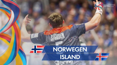 EM der Männer: Hauptrunde Gruppe II - Norwegen vs. Island