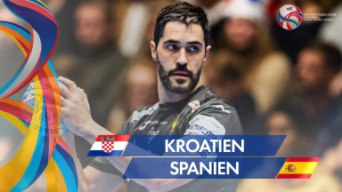 EM der Männer: Hauptrunde Gruppe I - Kroatien vs. Spanien