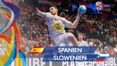 EM der Männer: Halbfinale - Spanien vs. Slowenien