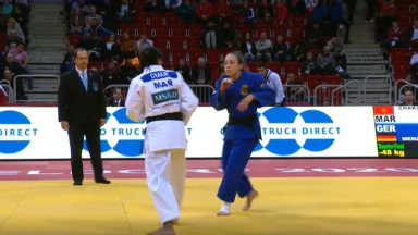Grand Slam Düsseldorf 2020: Viertelfinale Tag 1 - Katharina Menz vs. Aziza Chakir