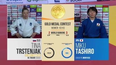 GS Düsseldorf 2020: Finale -63kg - Trstenjak vs. Tashiro