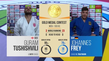 GS Düsseldorf 2020: Finale +100kg - Tushishvili vs. Frey