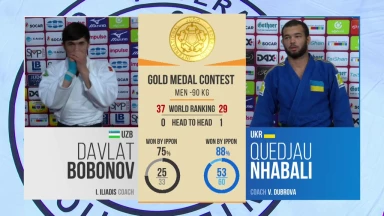GS Düsseldorf 2020: Finale -90kg - Bobonov vs. Nhabali