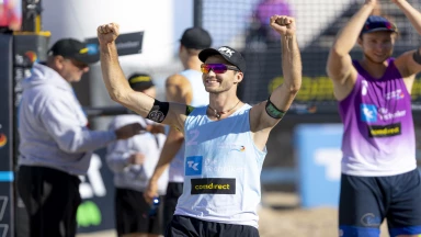 Beachvolleyball-DM: Spektakuläre Rettung! Clemens Wickler mit starker Final-Leistung
